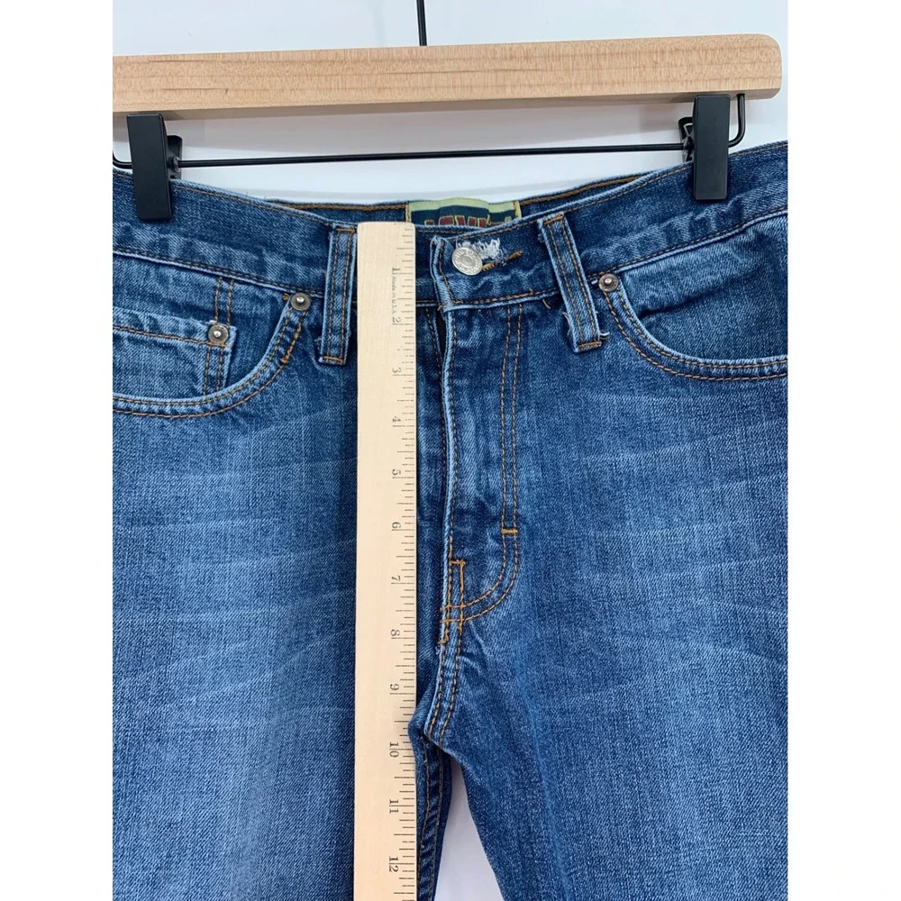 Levis Jeans Mens 32x32 Blue Medium Wash Straight Leg Denim Pants